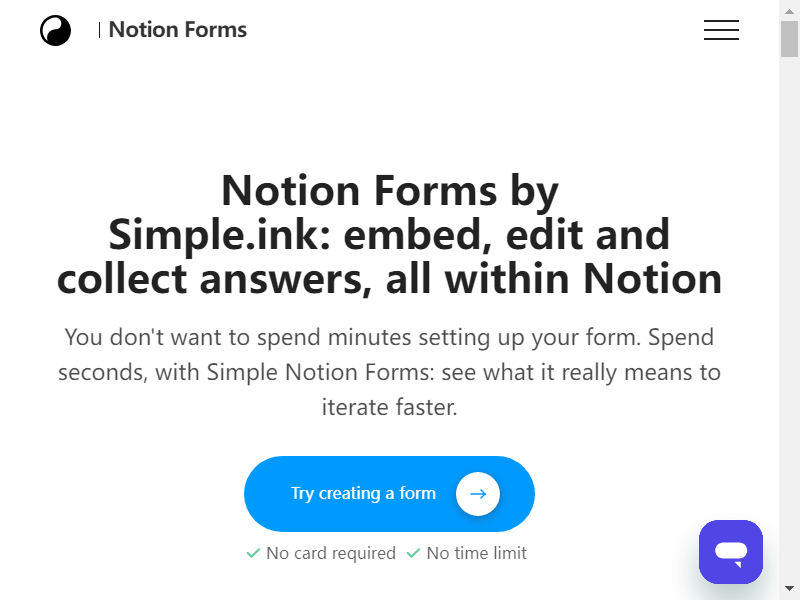 Notion Forms